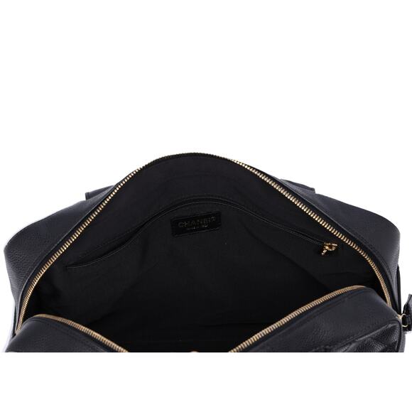 CHANEL Vintage Caviar CC Bowling Bag Black - Picture 7 of 8